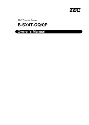 Toshiba TEC B-SX4T-QQ-QP Thermal Printer Owners Manual page 3