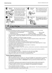 Toshiba B-570-QP Thermal Printer Owners Manual page 5