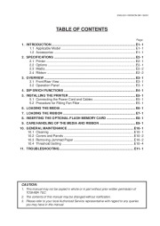 Toshiba B-570-QP Thermal Printer Owners Manual page 6