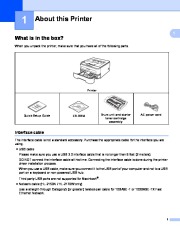 Brother HL-2140 HL-2150N HL-2170W Laser Printer Users Guide  page 9