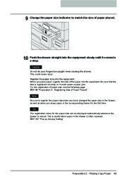 Toshiba E-Studio 167 207 237 Printer Copier Owners Manual page 45