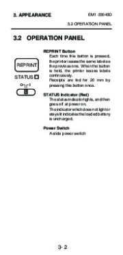 Toshiba TEC B-210 EM1-33043D Portable Printer Owners Manual page 22