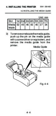 Toshiba TEC B-210 EM1-33043D Portable Printer Owners Manual page 26
