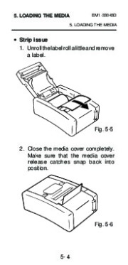 Toshiba TEC B-210 EM1-33043D Portable Printer Owners Manual page 30