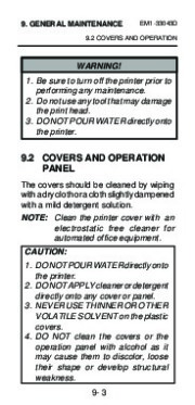 Toshiba TEC B-210 EM1-33043D Portable Printer Owners Manual page 40