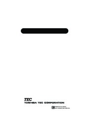Toshiba TEC B-210 EM1-33043D Portable Printer Owners Manual page 46