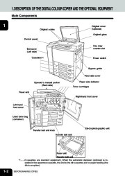 Toshiba E-Studio 210c 310c Color Printer Copier Owners Manual page 16