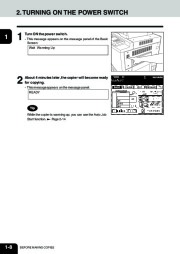 Toshiba E-Studio 210c 310c Color Printer Copier Owners Manual page 22