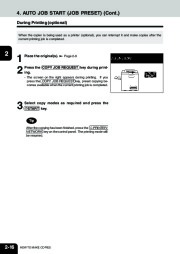 Toshiba E-Studio 210c 310c Color Printer Copier Owners Manual page 42