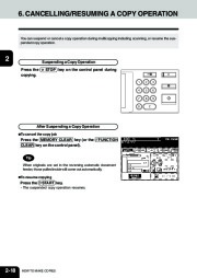 Toshiba E-Studio 210c 310c Color Printer Copier Owners Manual page 44