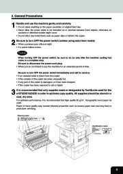 Toshiba E-Studio 16 20 25 Printer Copier Owners Manual page 12