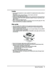 Toshiba E-Studio 165 205 Printer Copier Owners Manual page 19