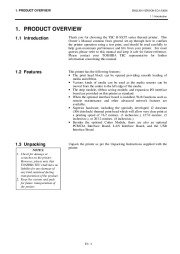 Toshiba TEC BSX5T Thermal Printer Owners Manual page 7