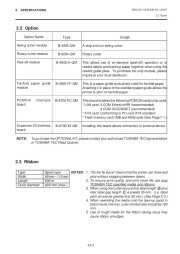Toshiba TEC B-480-QP Printer Owners Manual page 9