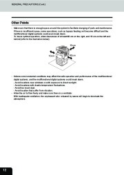 Toshiba E-Studio 350 450 Printer Copier Owners Manual page 14