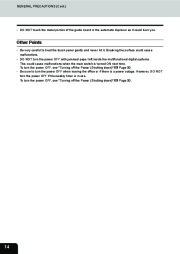 Toshiba E-Studio 350 450 Printer Copier Owners Manual page 16