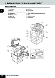 Toshiba E-Studio 350 450 Printer Copier Owners Manual page 22