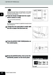 Toshiba E-Studio 350 450 Printer Copier Owners Manual page 42