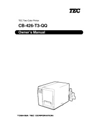 Toshiba TEC CB-426-T3-QQ Two Color Printer Owners Manual page 1