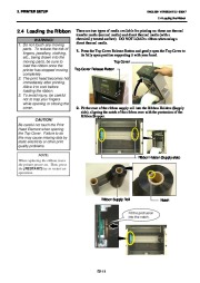 Toshiba B-SA4TM Thermal Printer Owners Manual page 24