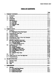 Toshiba B-SA4TM Thermal Printer Owners Manual page 7