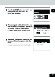 Toshiba E-Studio 3511 4511 Printer Copier Owners Manual page 33