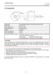 Toshiba TEC TRST-56 Thermal Printer Owners Manual page 10