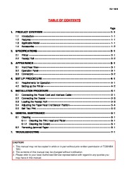 Toshiba TEC TRST-56 Thermal Printer Owners Manual page 6