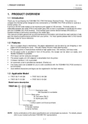 Toshiba TEC TRST-56 Thermal Printer Owners Manual page 7