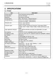 Toshiba TEC TRST-56 Thermal Printer Owners Manual page 9