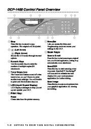 Brother Laser Multifunction Copier Printer DCP-1400 Users Guide Manual page 18