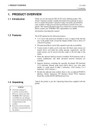 Toshiba TEC B-852-TS12-QQ Label Tag Printer Owners Manual page 7