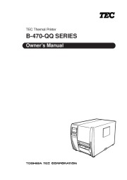 Toshiba TEC B-470-QQ Printer Owners Manual page 1