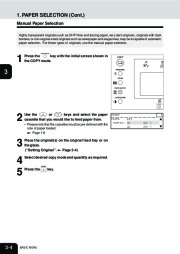 Toshiba E-Studio 160 200 250 Printer Copier Owners Manual page 39