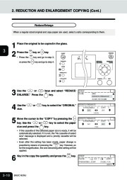 Toshiba E-Studio 160 200 250 Printer Copier Owners Manual page 45