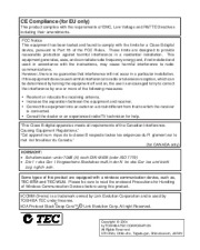 Toshiba TEC B-SP2D Portable Printer Owners Manual page 2
