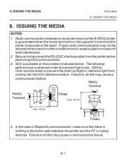 Toshiba TEC B-SP2D Portable Printer Owners Manual page 34