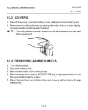 Toshiba TEC B-SP2D Portable Printer Owners Manual page 41