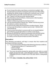 Toshiba TEC B-SP2D Portable Printer Owners Manual page 9