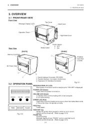 Toshiba B-670 QQ Thermal Printer Owners Manual page 10