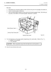 Toshiba B-670 QQ Thermal Printer Owners Manual page 20