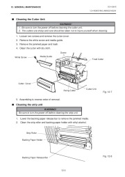 Toshiba B-670 QQ Thermal Printer Owners Manual page 28