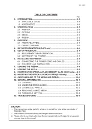 Toshiba B-670 QQ Thermal Printer Owners Manual page 5