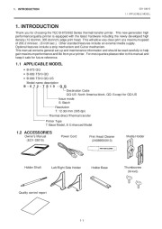 Toshiba B-670 QQ Thermal Printer Owners Manual page 6