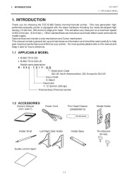 Toshiba B-880 QQ Thermal Printer Owners Manual page 6