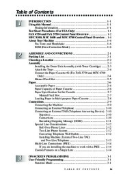 Brother Printer Copier FAX 4750 FAX 5750 MFC 8300 MFC 8600 MFC 8700 Users Manual page 11