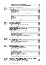 Brother Printer Copier FAX 4750 FAX 5750 MFC 8300 MFC 8600 MFC 8700 Users Manual page 14