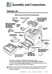 Brother Printer Copier FAX 4750 FAX 5750 MFC 8300 MFC 8600 MFC 8700 Users Manual page 25