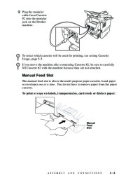 Brother Printer Copier FAX 4750 FAX 5750 MFC 8300 MFC 8600 MFC 8700 Users Manual page 29