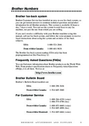 Brother Printer Copier FAX 4750 FAX 5750 MFC 8300 MFC 8600 MFC 8700 Users Manual page 3